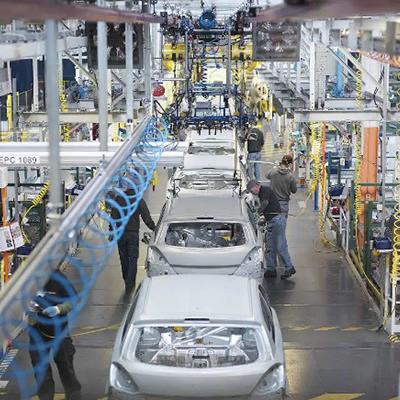 汽車生產(chǎn)線上案例